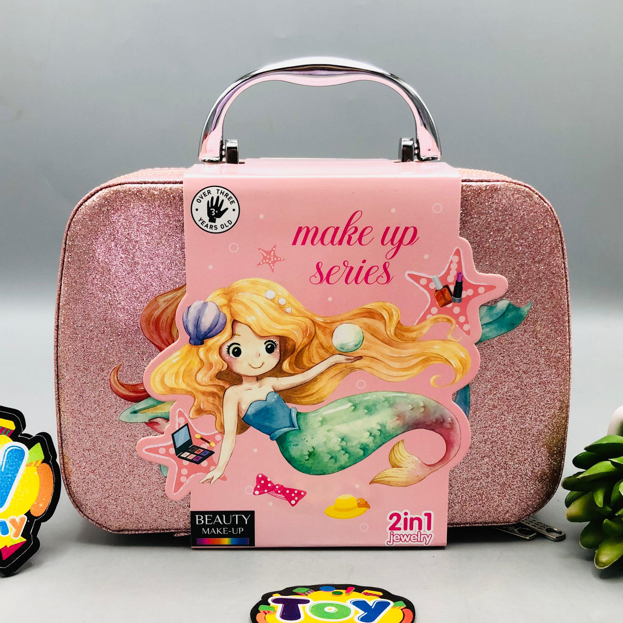 Mermaid 2in1 Realistic Beauty Makeup Bag