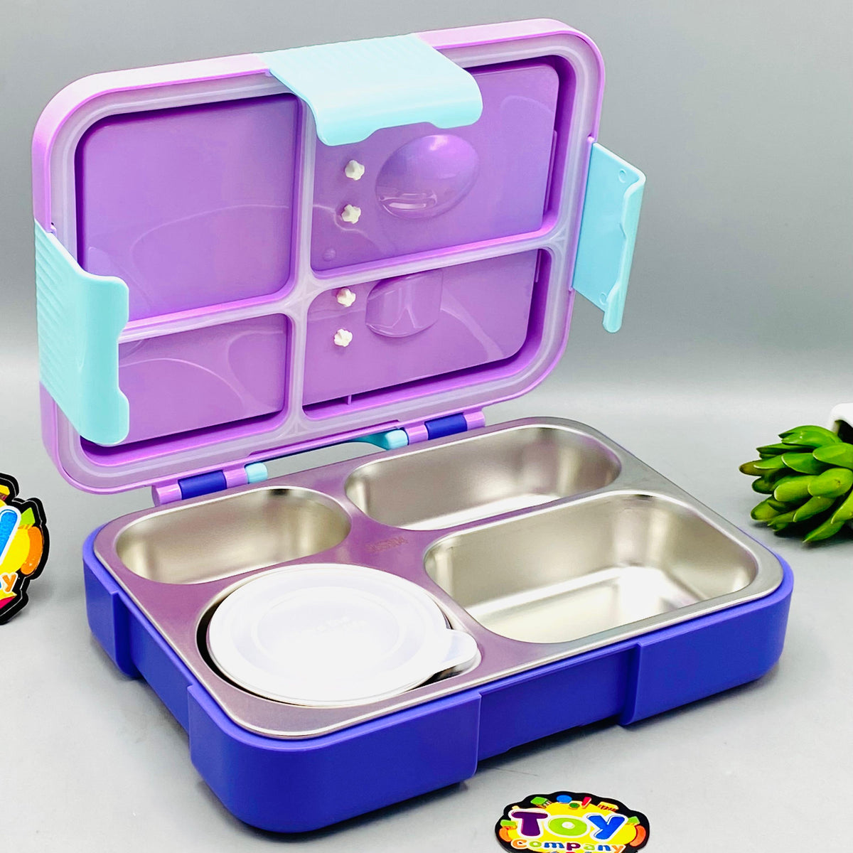 Mermaid Themed Stainless Steel 900ml Lunch Box