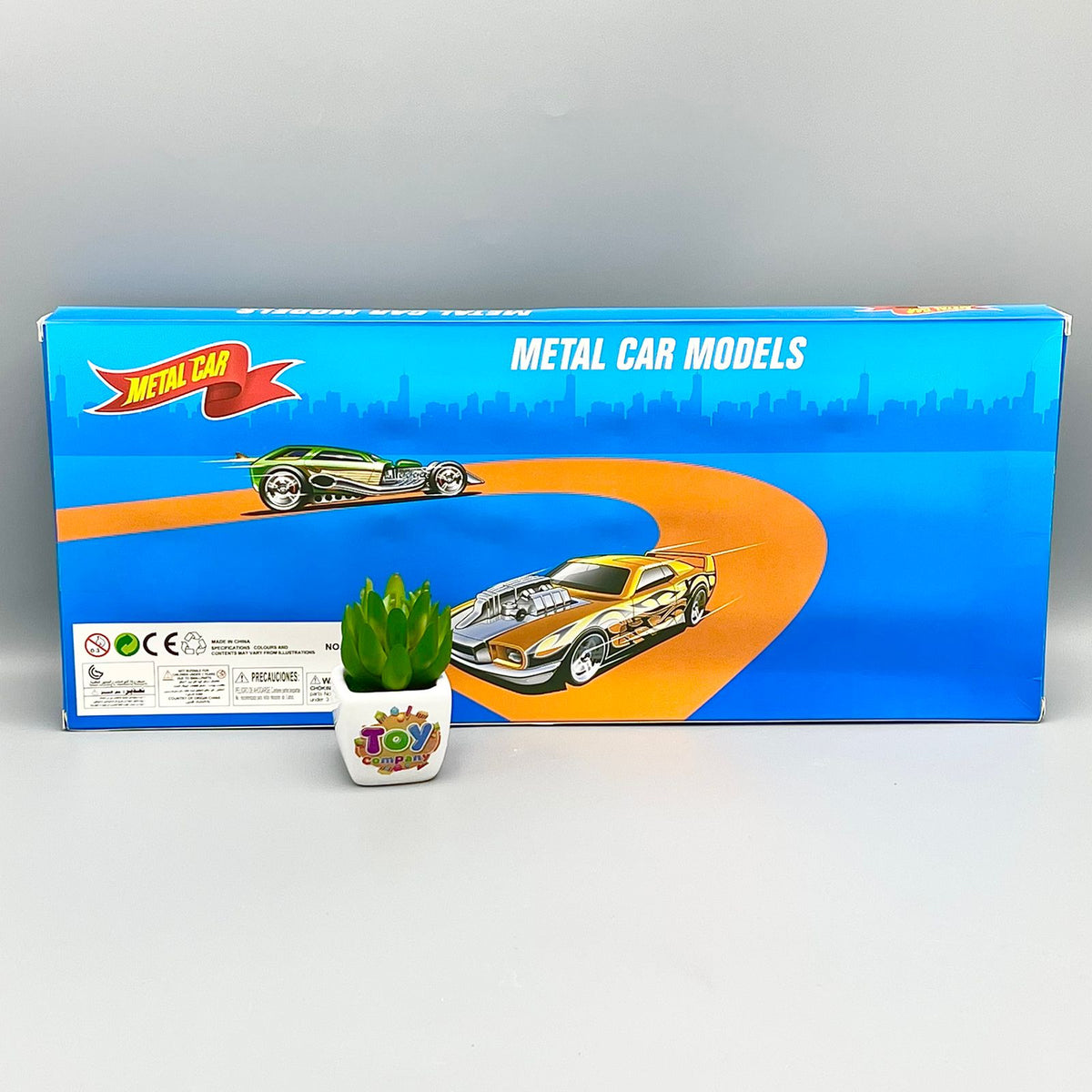 Diecast Graffiti Design Metal Cars - Set of 12