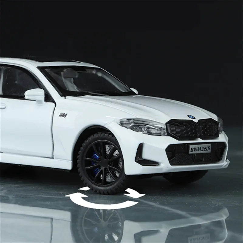 1:32 Diecast BMW 320i Light & Sound Model Car