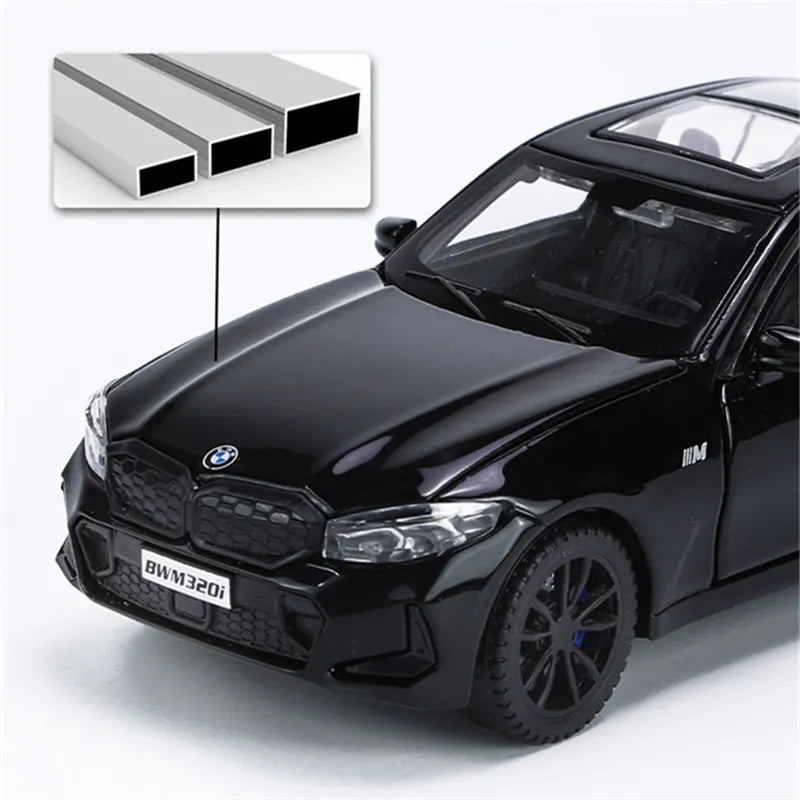 1:32 Diecast BMW 320i Light & Sound Model Car
