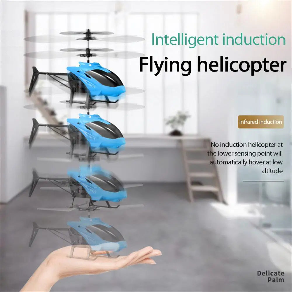 Watch Control & Infrared Induction Helicopter With Cool Lights