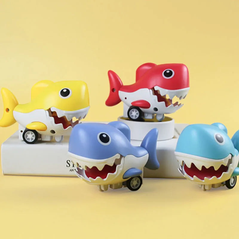 Inertial Press & Go Mini Shark Toy - 1Pc