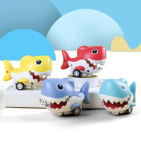 Inertial Press & Go Mini Shark Toy - 1Pc
