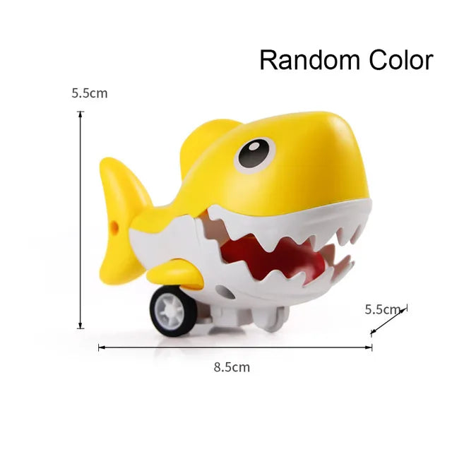 Inertial Press & Go Mini Shark Toy - 1Pc