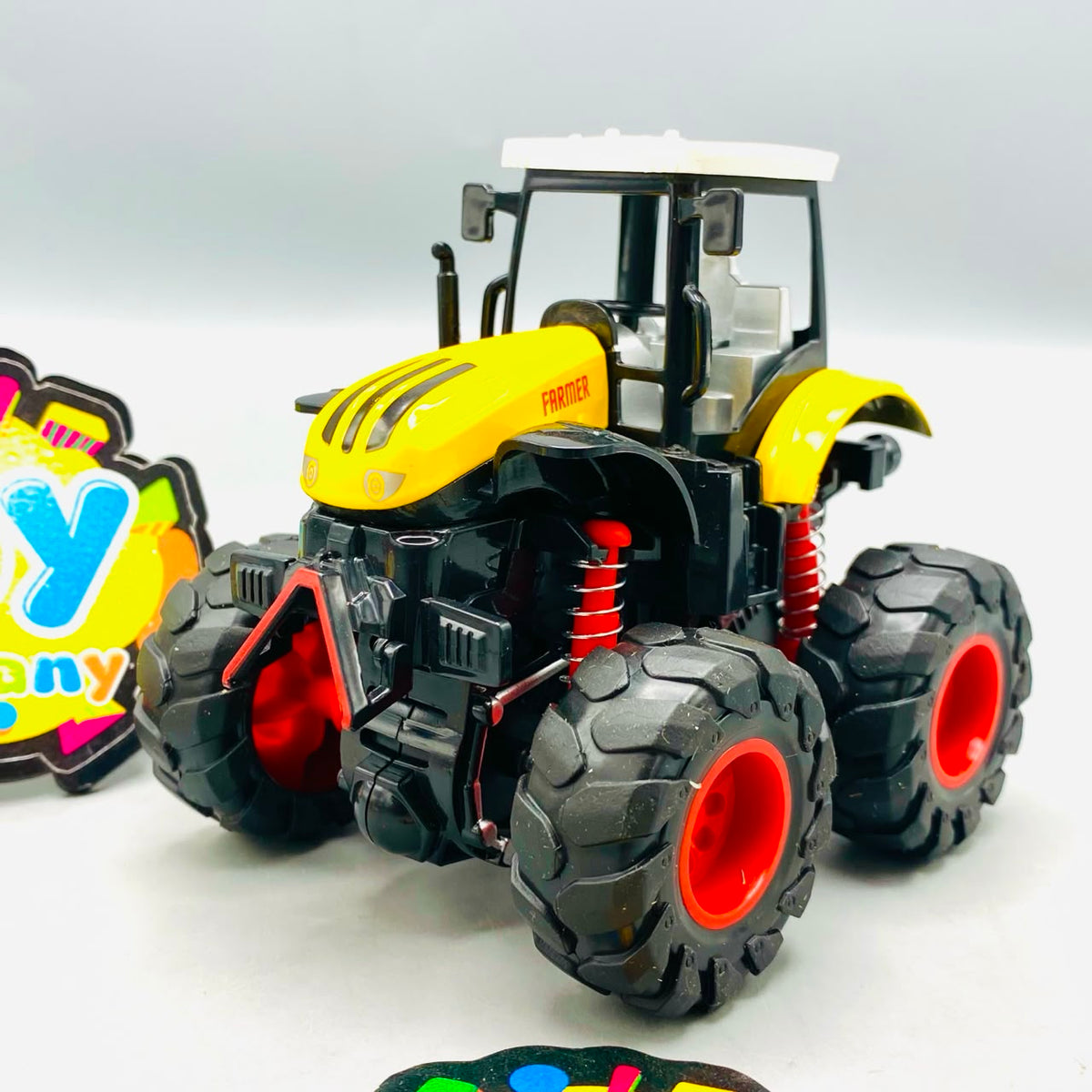 Mini Alloy 4x4 Farm Tractor Model - 1Pc