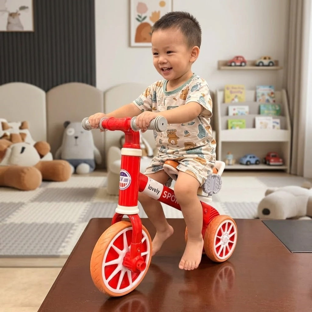 2in1 Kids Mini Tricycle & Balance Bike - Red