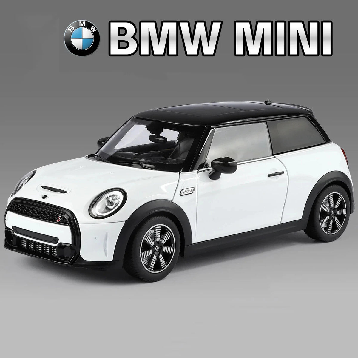 1:18 Diecast Mini Cooper S Official Licensed Model - White