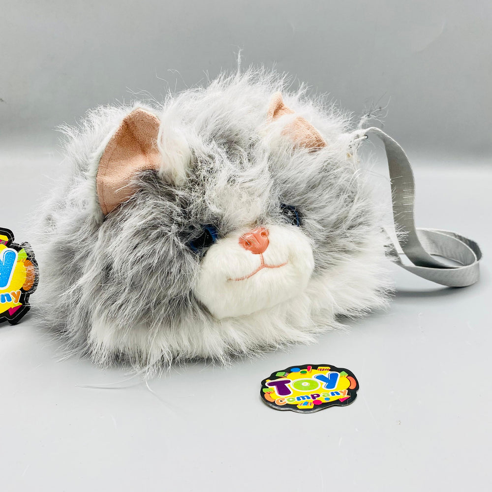 Mini Cute Plush Persian Cat Backpack