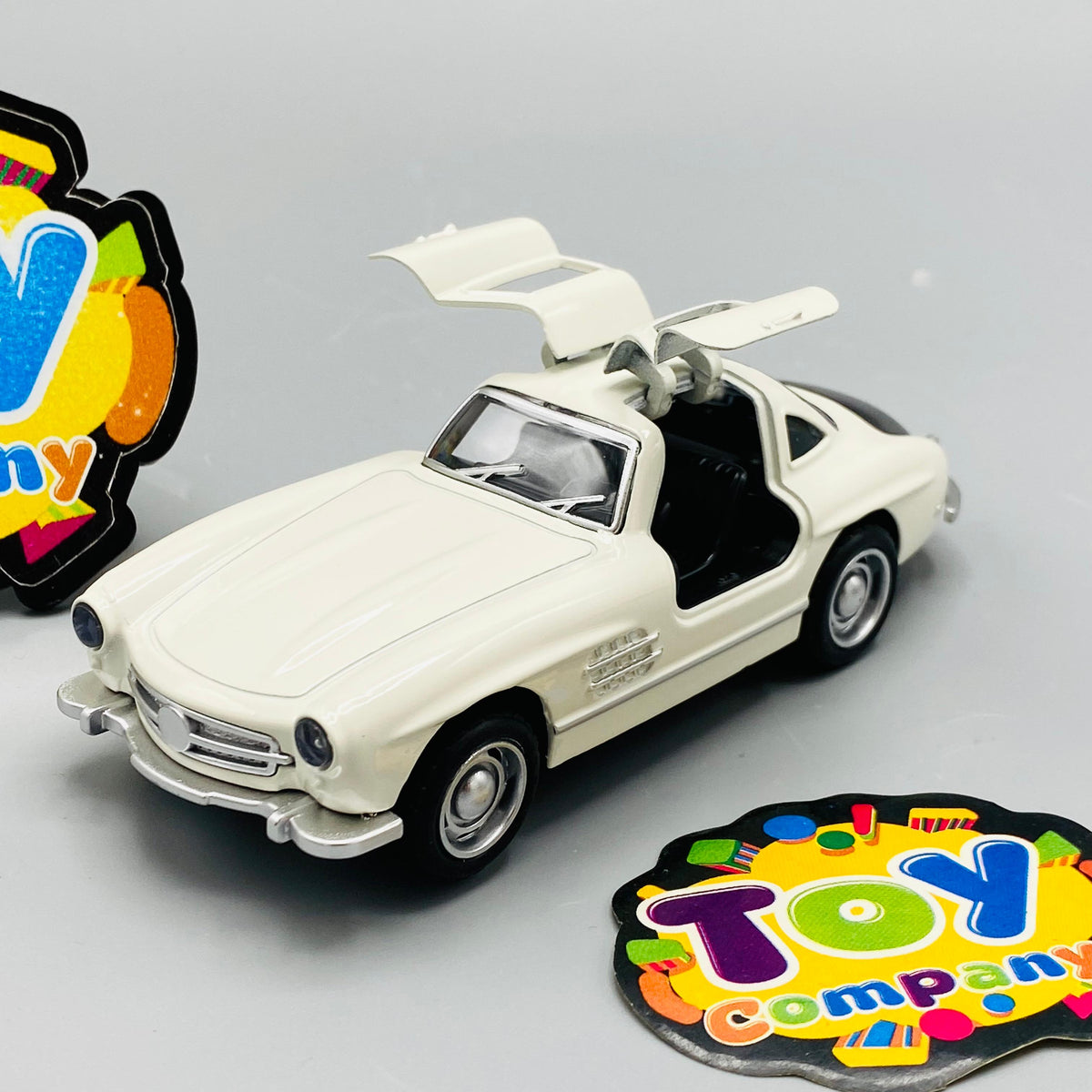 1:36 Mini Diecast Benz 300SL Model Car - 1Pc