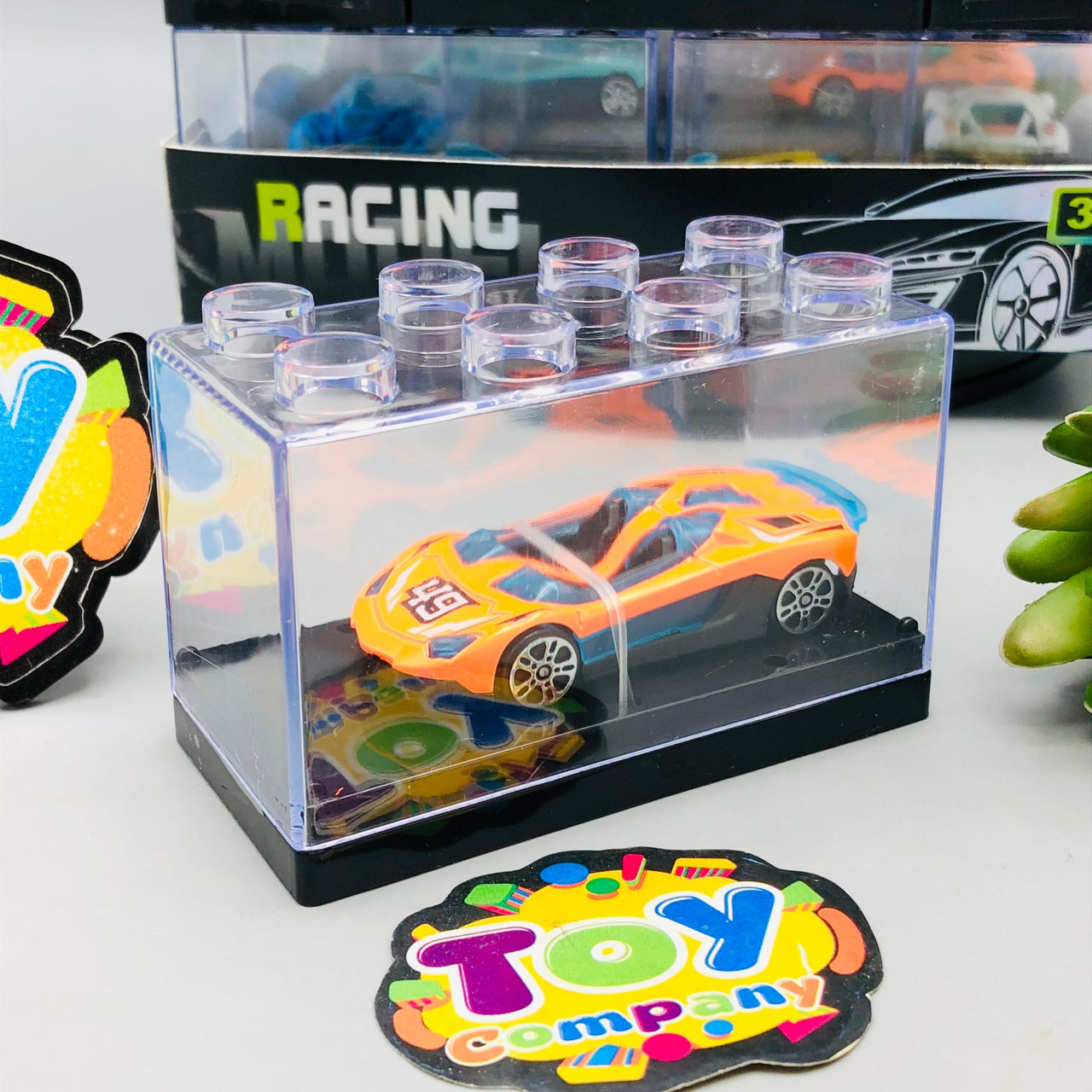 36Pcs Mini Diecast Cars Set With Acrylic Display Box