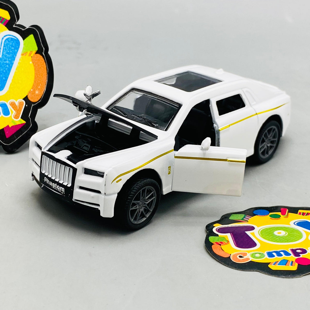 1:36 Mini Diecast Rolls Royce Model Car - 1Pc