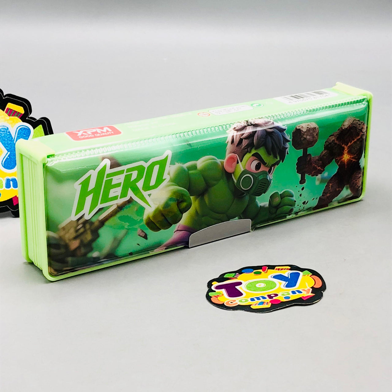 Mini Hero Themed Double-Sided Geometry Box - Green
