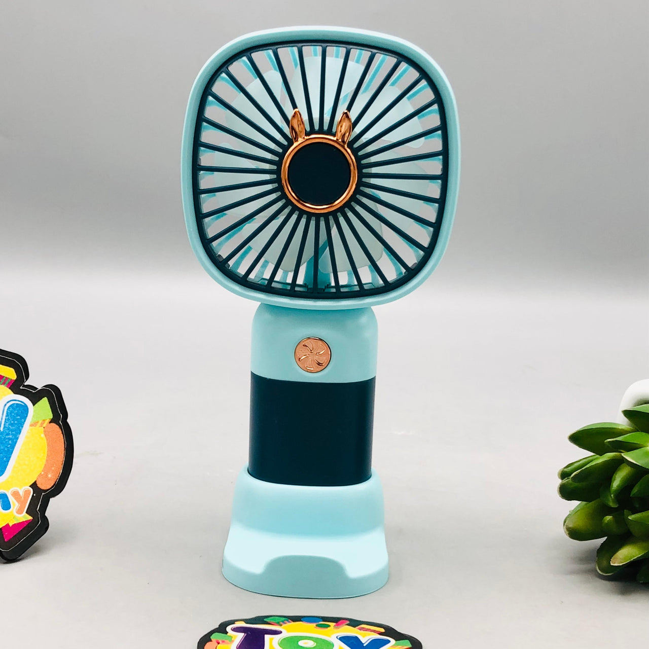 6" Rechargeable Mini Three Speed Cute Handheld Fan