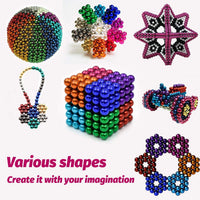 Colourful Magnetic Bucky Balls - 216 Pcs