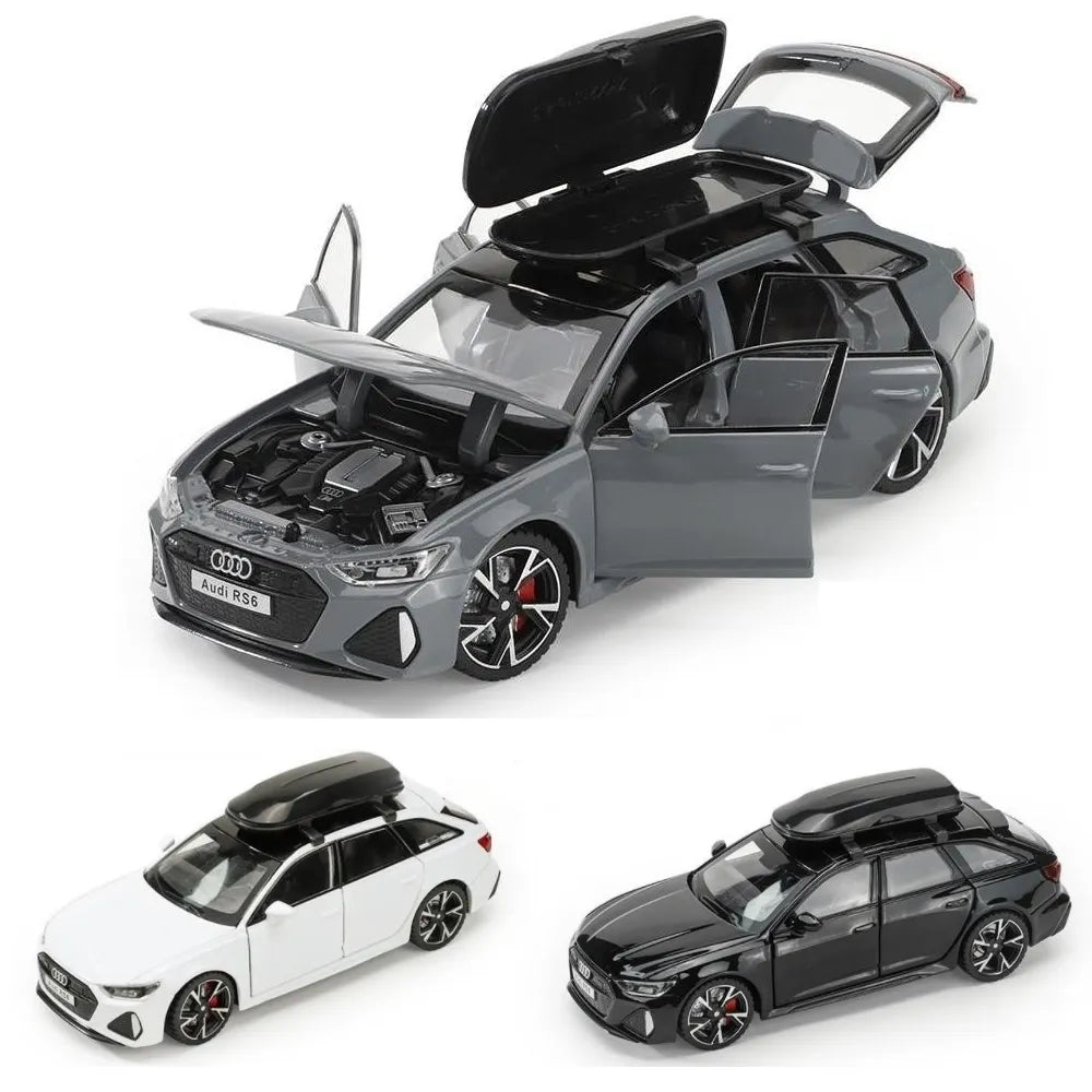 1:32 Diecast Metal Audi RS6 Model Car