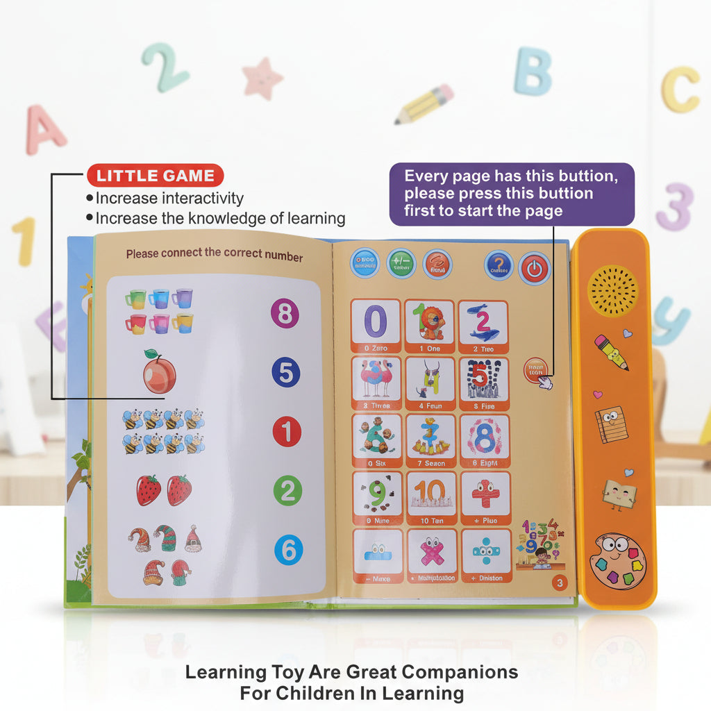 Montessori Kids Multi-Activities Audio Book With Music