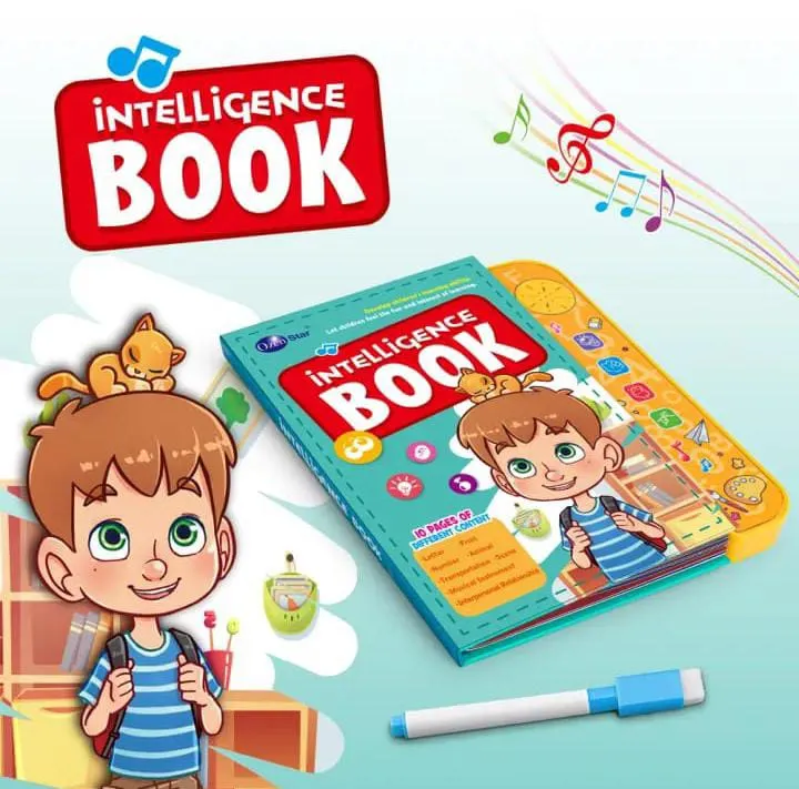 Montessori Kids Multi-Activities Busy Book With Music