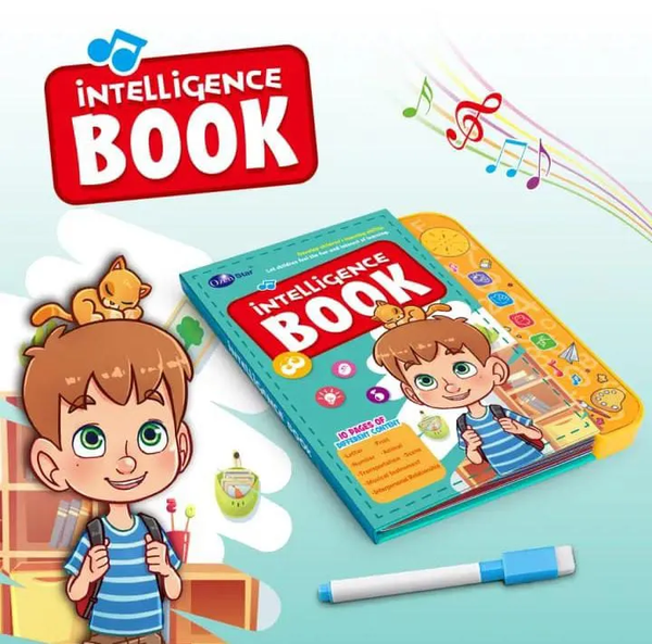 Montessori Kids Multi-Activities Busy Book With Music