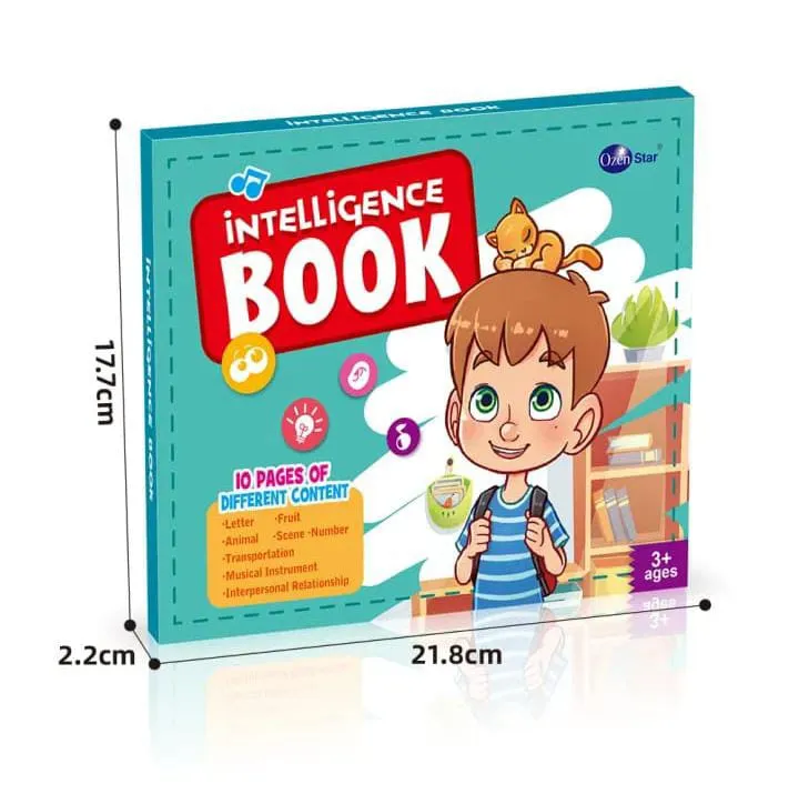 Montessori Kids Multi-Activities Busy Book With Music