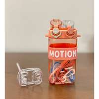 Motion Sipper Double Drinking Water Bottle With Strap