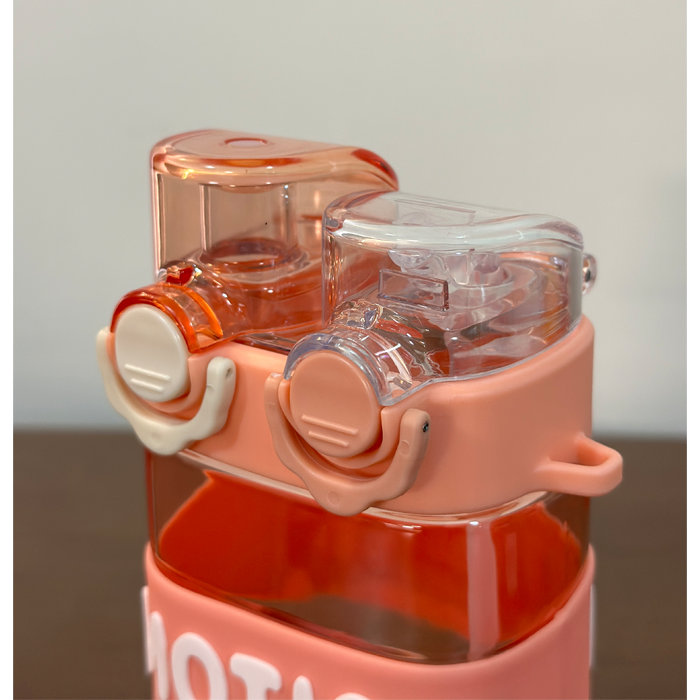 Motion Sipper Double Drinking Water Bottle With Strap