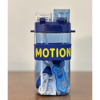 Motion Sipper Double Drinking Water Bottle With Strap