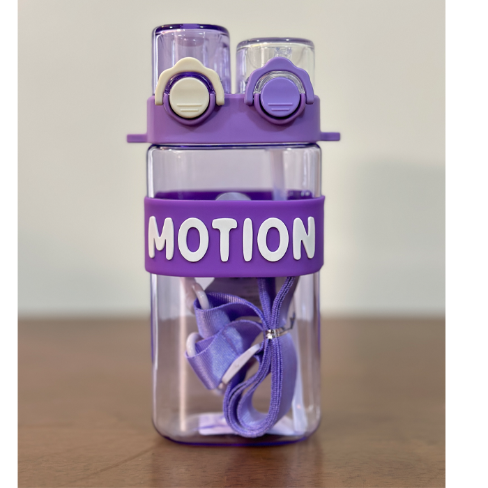 Motion Sipper Double Drinking Water Bottle With Strap