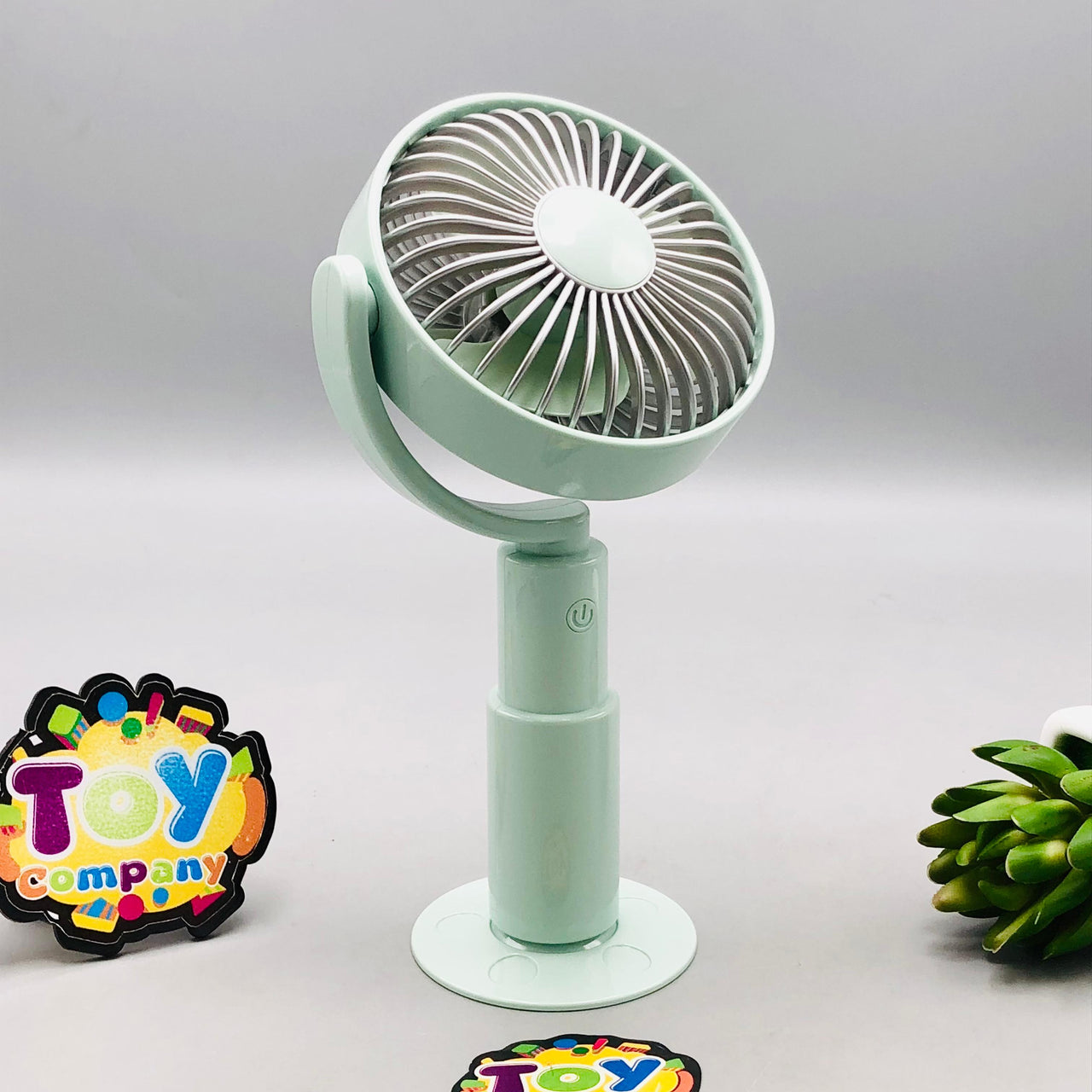 8" Rechargeable Movable Head Tabletop Cooling Fan