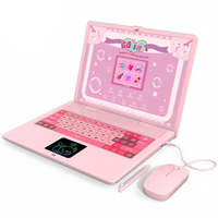 Multi-functional 60 Activities Kids Learning Laptop - Pink