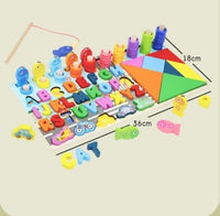 Wooden Multi-functional Alphabet Learning & Logarithmic Board