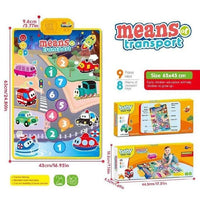 Multi-functional Baby Transport Theme Musical Piano Mat