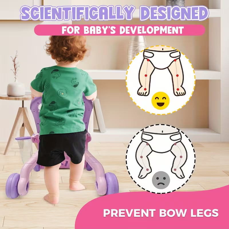 Multi-functional Baby Unicorn Theme Activity Musical Walker