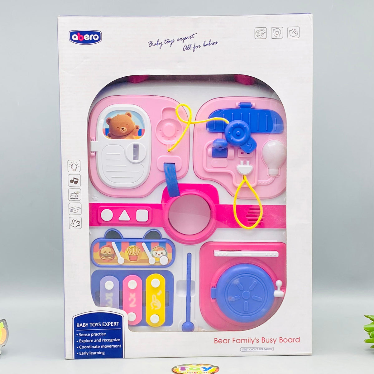 Multi-functional Montessori Bear Puzzle Activity Board