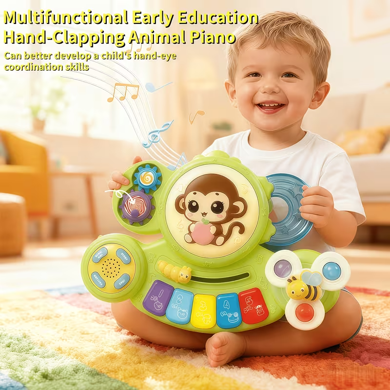 Multi-functional Toddlers Musical Piano Drum