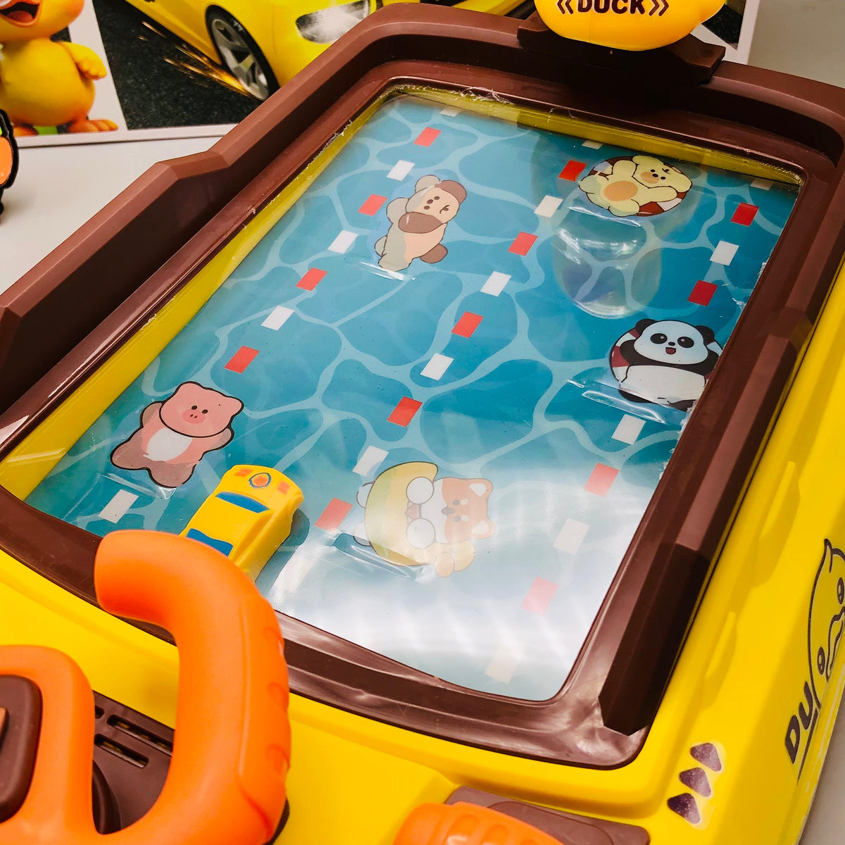 Duck Themed Car Racing Adventure Steering Wheel