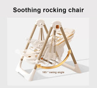 Portable Multi-functional Baby Swing Dining Chair - Beige