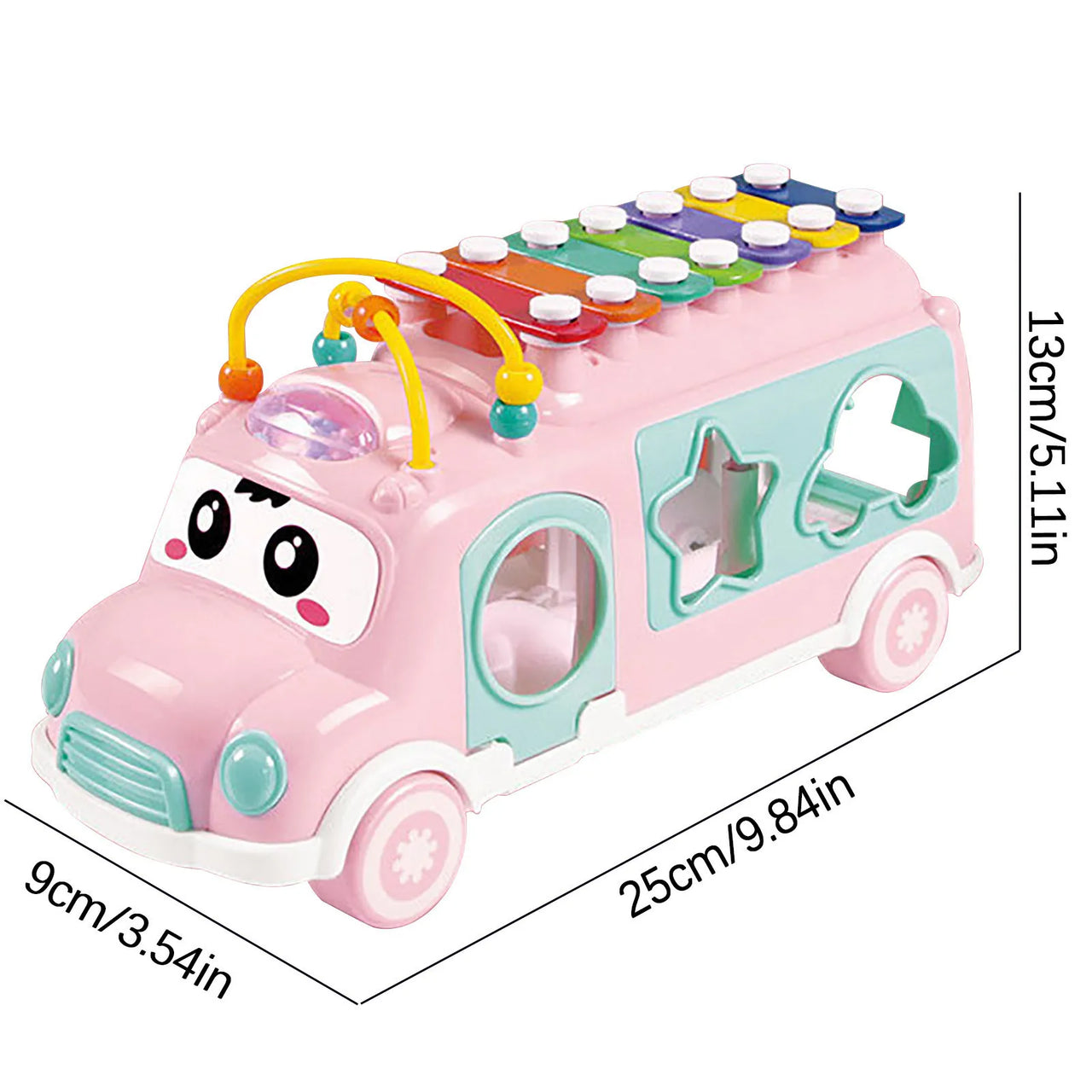 Huanger Multi-functional Xylophone Music Bus