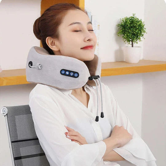 Cordless & Rechargeable Neck Massage Soft Pillow
