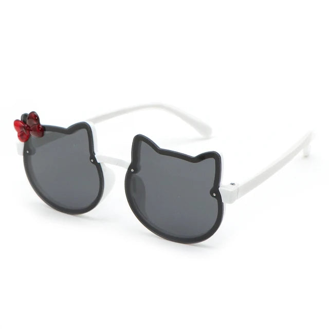 Children's Cute Kitty Frame Sunglasses
