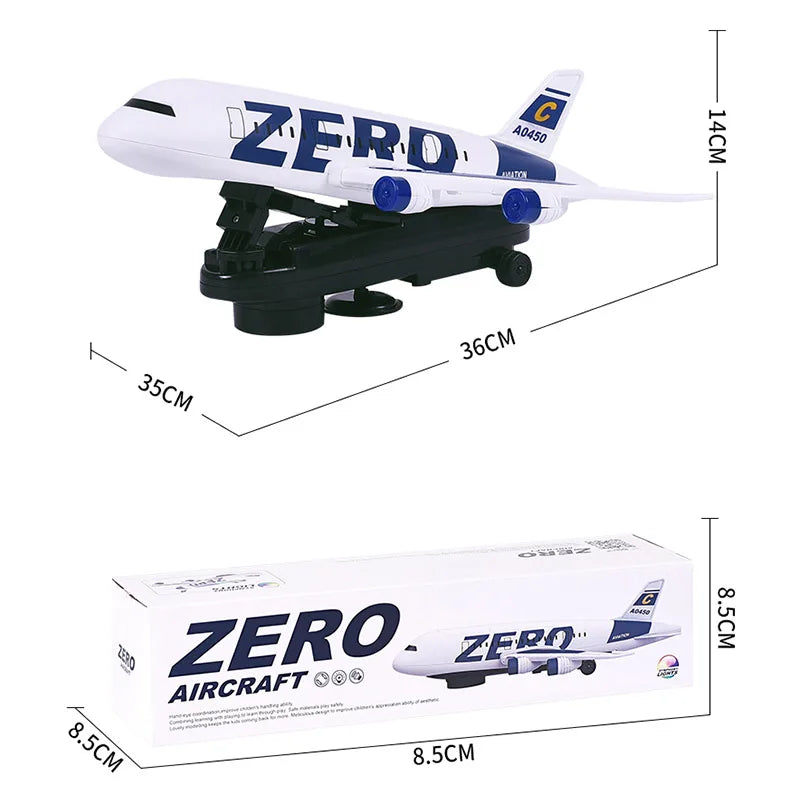 Zero Aircraft Toy With Lights & Sound