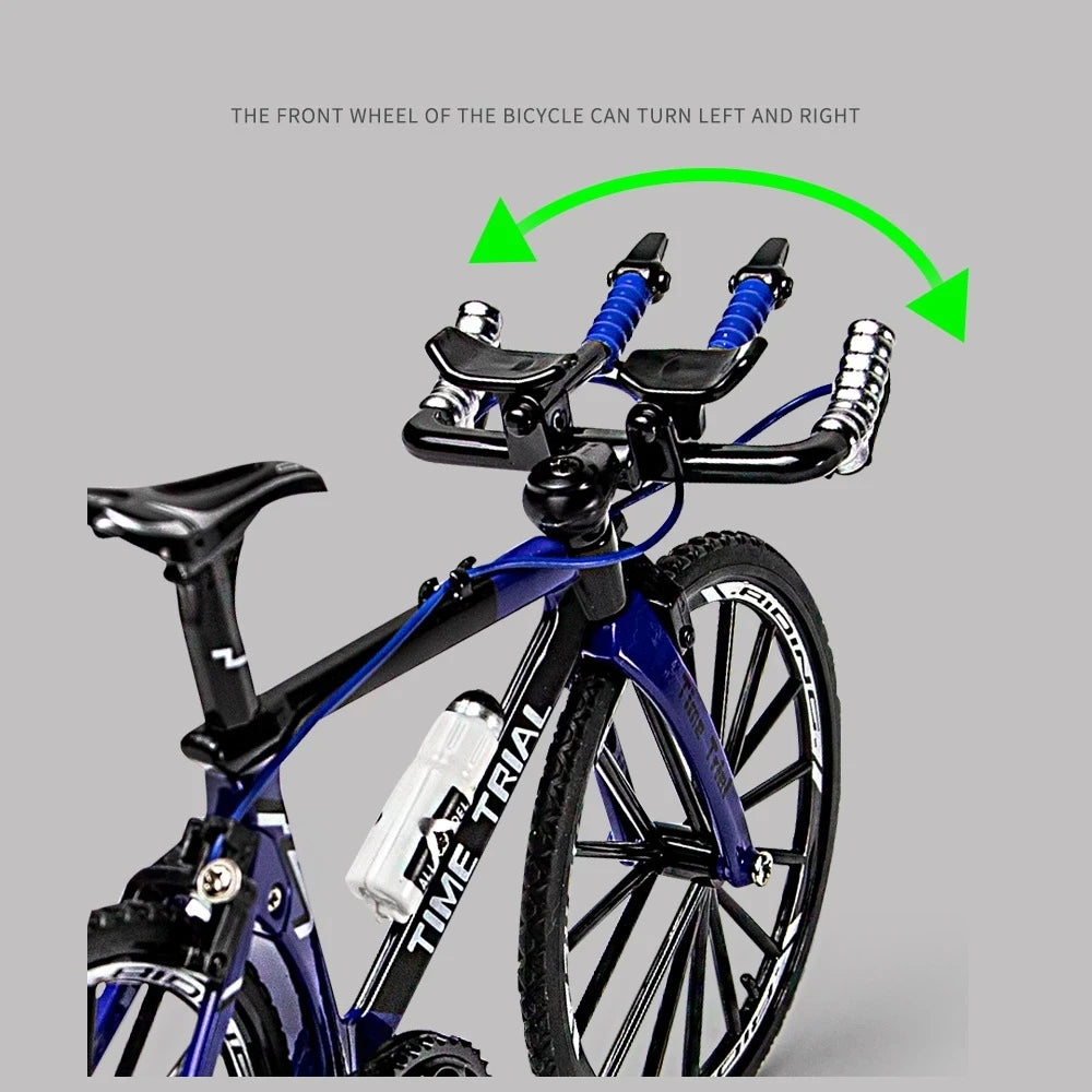 1:8 Diecast Metal Time Trial Racing Bicycle Toy