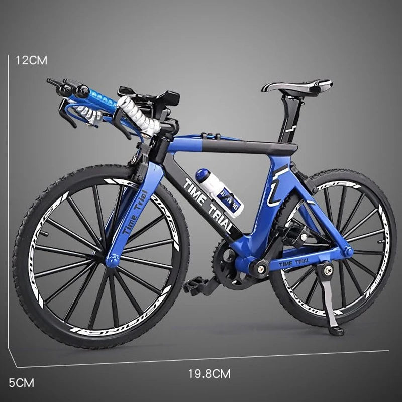 1:8 Diecast Metal Time Trial Racing Bicycle Toy
