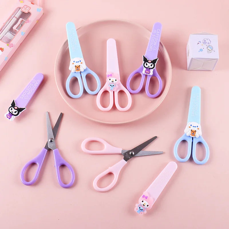 Student Safety Scissor With Cover Cap - Assortment