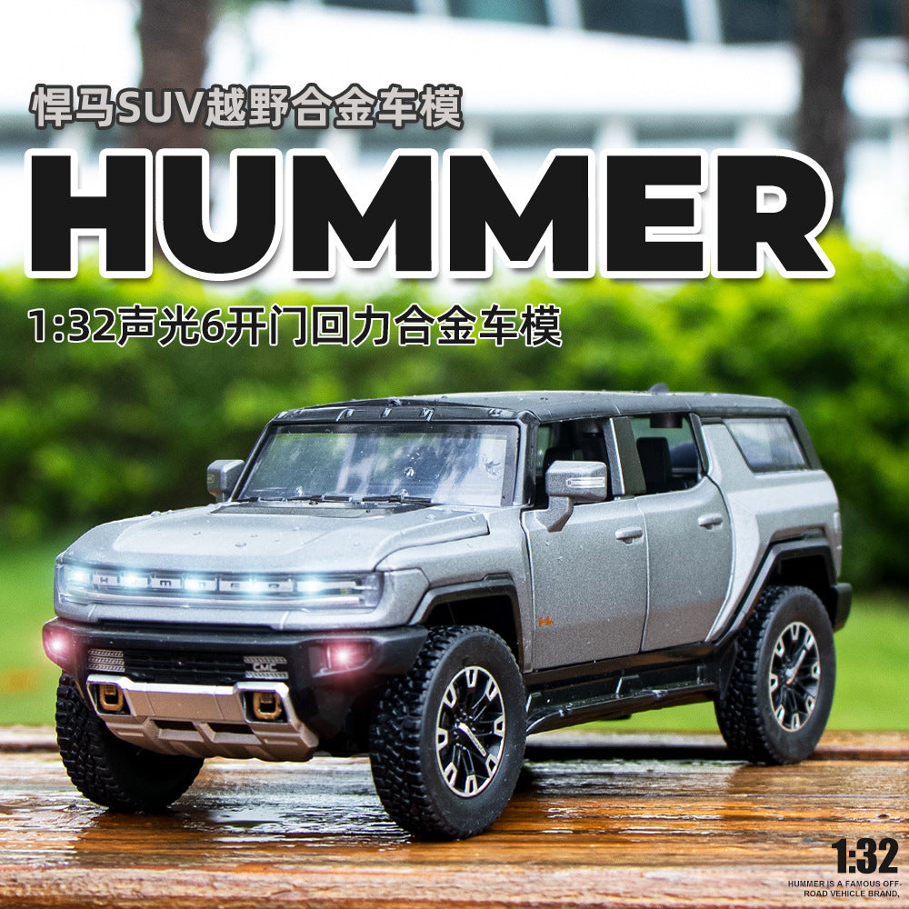 1:32 Diecast Hummer SUV Convertible Model With Miniature