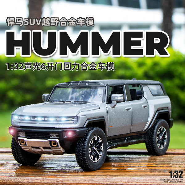 1:32 Diecast Hummer SUV Convertible Model With Miniature
