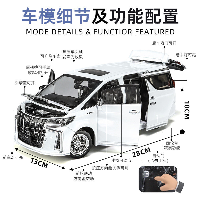 1:18 Diecast Toyota Alphard MPV Model