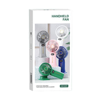 Rechargeable Digital Display Fan With Mobile Phone Bracket