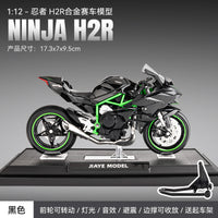1:12 Diecast Kawasaki Ninja H2R Model Bike