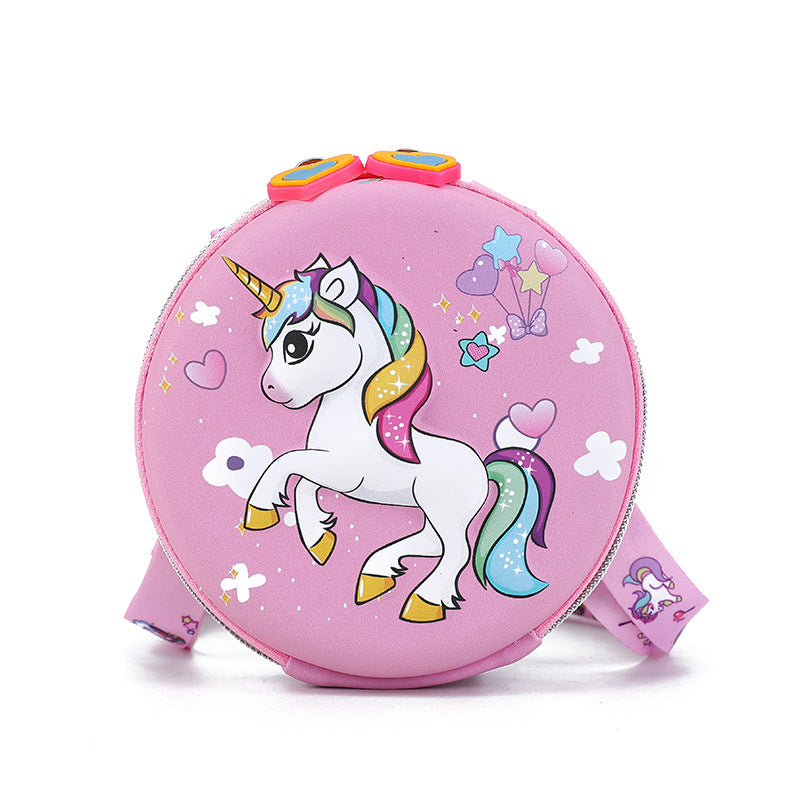 1Pc Premium Quality 3D Design Unicorn Mini Purse